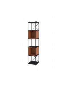 Prateleira design ANYA 36 x 179, melamina preta, cubo de... 2