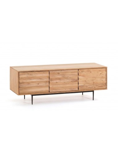 Mueble TV Delsie 147, madera natural.