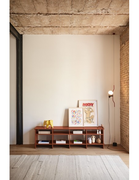 Teulat MUEBLE TV japonés INARI 180 x 40, lacado teja