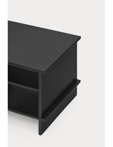 TEULAT MESITA japonesa INARI 54 x 40, 2 ESTANTES, lacado negro