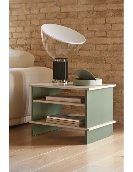 TEULAT MESITA japonesa INARI 54 x 40, 2 ESTANTES, lacados arena y verde