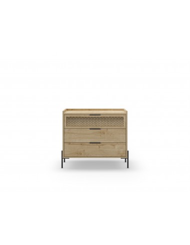 Comoda moderna INCA 90 X 80, melamina en roble...