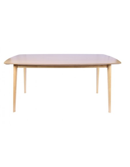 Mesa de jantar BATILDA 160 x 90, madeira folheada a carvalho