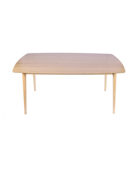 Mesa de jantar BATILDA 160 x 90, madeira folheada a carvalho