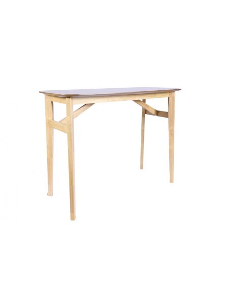 Mesa alta diseño nórdico ALAIA 130 x 60, chapa de roble