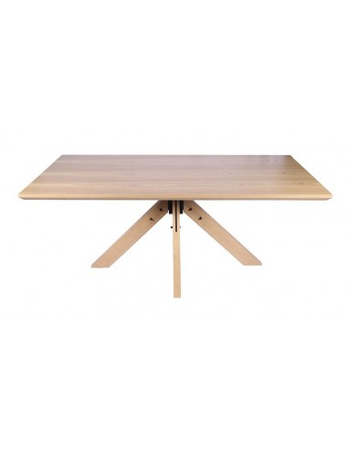Mesa de jantar nórdica DAYA 180 x 90 folheado de carvalho