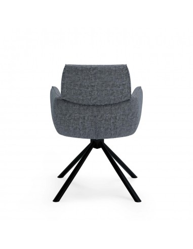 Silla giratoria con brazos DIANE tejido...