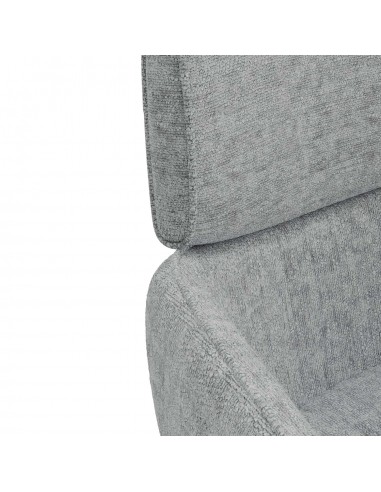 Silla giratoria con brazos DIANE tejido...