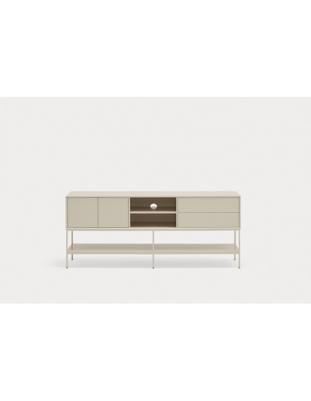 Teulat Platt Mueble TV minimalista 175 x 45, MDF lacado Arena