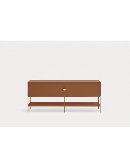 Móvel TV Teulat Platt minimalista 175 x 45, MDF lacado cor telha