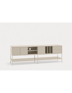 Teulat Platt Mueble TV minimalista 220 x 45, MDF lacado...