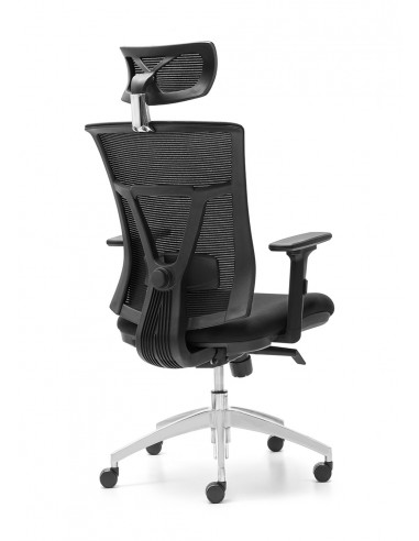 Silla oficina ANKARA, ergonómica, tela y malla...