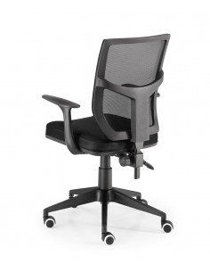 Silla ergonómica de oficina Roma. Malla transpirable negra 2