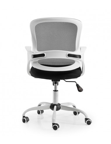 Silla oficina ergonómica Lisboa, carcasa blanco...