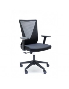 Cadeira de escritório ergonómica Tirana em cinzento e...