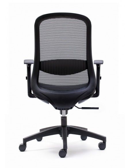 Silla de oficina ergonómica Lima, malla de alta resistencia negro