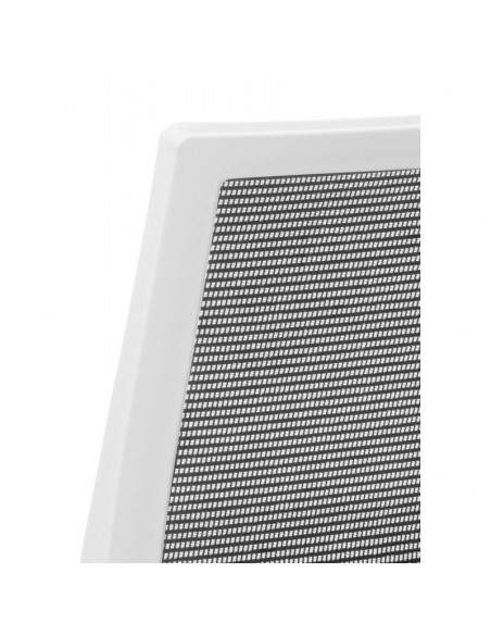 Cadeira ergonómica de escritório Sydney em cinzento e branco, malha ultra resistente