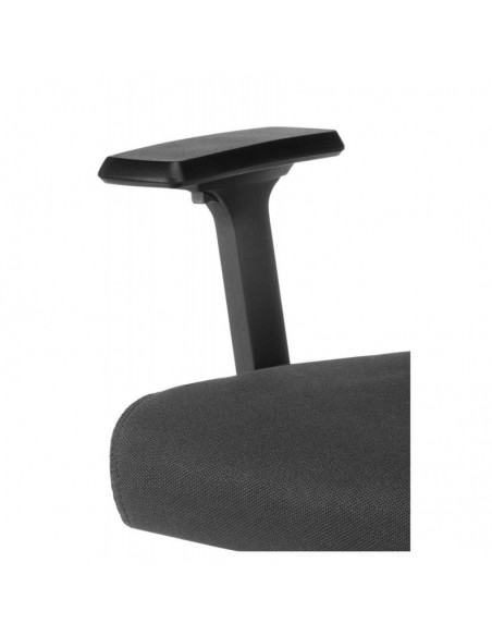 Silla oficina ergonómica Sídney en gris y negro, malla ultra-resistente