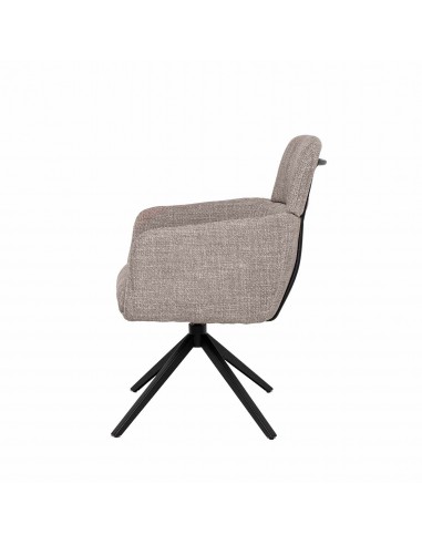 Silla de comedor giratoria con brazos JANICE,...