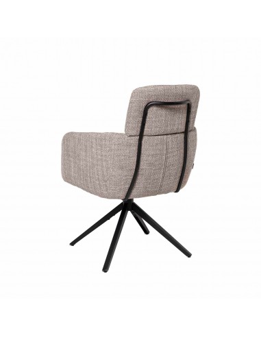 Silla de comedor giratoria con brazos JANICE,...