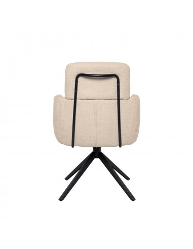 Silla de comedor giratoria con brazos JANICE,...