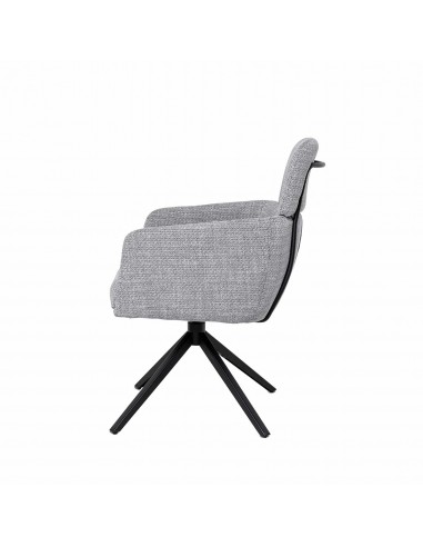 Silla de comedor giratoria con brazos JANICE,...