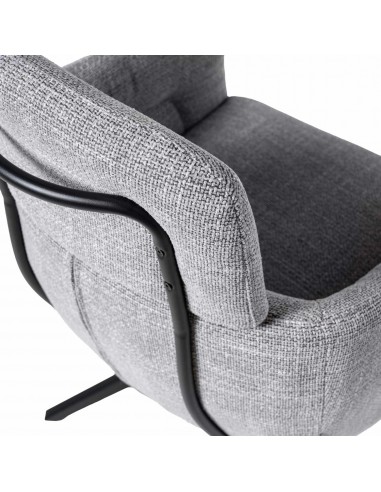 Silla de comedor giratoria con brazos JANICE,...