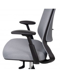 Silla oficina ergonómica LANCASTER, giratoria, tejido... 2