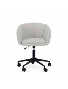 Silla de escritorio de diseño Arizona, tejido pearl en... 2