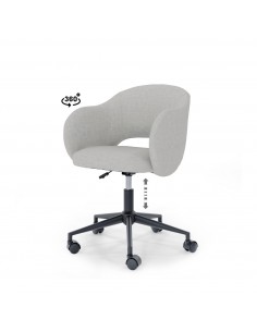 Silla de escritório de diseño TALLIN, tejido pearl en...