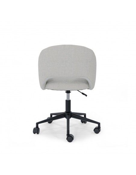 Silla de escritório de diseño TALLIN, tejido pearl en gris claro