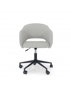 Cadeira de escritório design TALLIN, tecido pérola cinza... 2