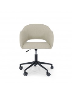 Cadeira de escritório design TALLIN, tecido pérola beige 2