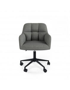 Silla de escritório de diseño STANFORD, tejido pearl gris... 2