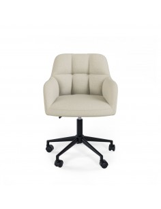 Silla de escritório de diseño STANFORD, tejido pearl en... 2