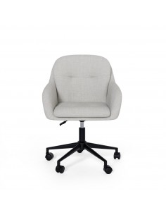 Silla de escritório de diseño LEXA, tejido pearl en gris... 2