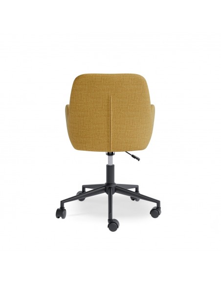 Silla de escritório de diseño IRVINE ,tejido pearl mostaza