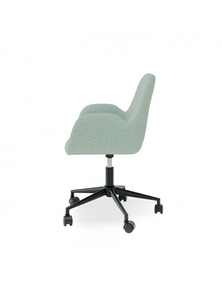Silla de escritório de diseño IRVINE, tejido pearl en menta
