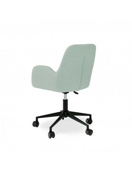 Silla de escritório de diseño IRVINE, tejido pearl en menta