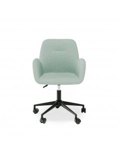Silla de escritório de diseño IRVINE, tejido pearl en menta 2