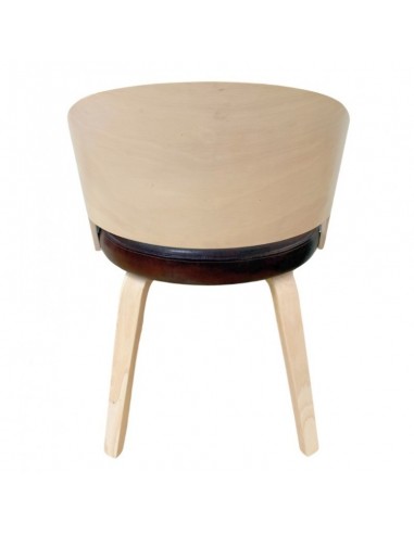 Silla con brazos nordic BECK, madera de hevea y...