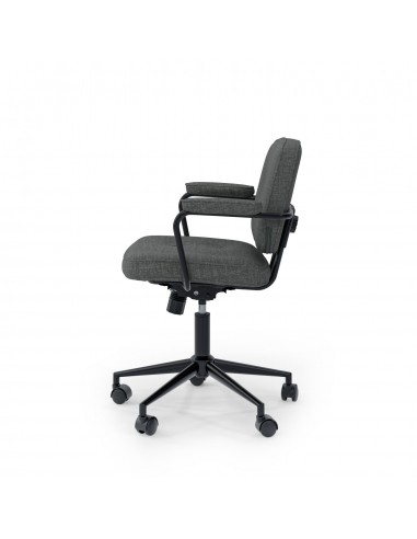 Silla de oficina diseño retro COLUMBIA, tejido...
