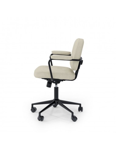 Silla de oficina diseño retro COLUMBIA , tejido...