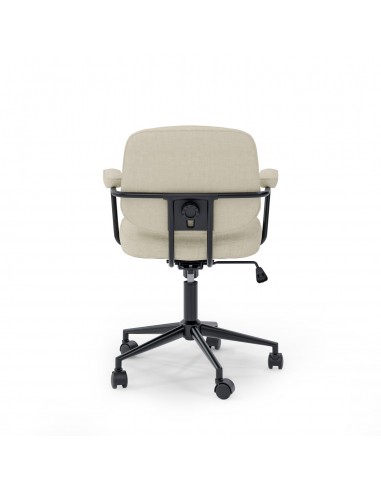 Silla de oficina diseño retro COLUMBIA , tejido...