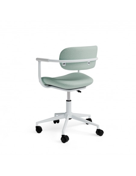 Cadeira de escritório OXFORD design minimalista, tecido menta