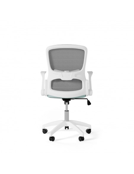 Silla de oficina diseño minimalista MANCHESTER, tejido menta