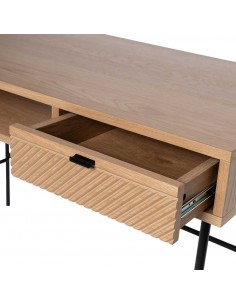 Escritorio contemporáneo ALABAMA 120 x 60, roble y metal... 2