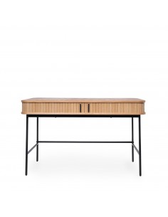 Escritorio contemporáneo CORNELL 120 x 60 roble y metal...