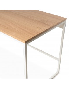 Secretária minimalista HUDSON 120 x 60, carvalho e metal... 2