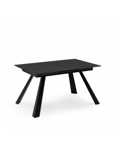 Mesa extensible JUDY 140(180) x 90, porcelánico y metal...